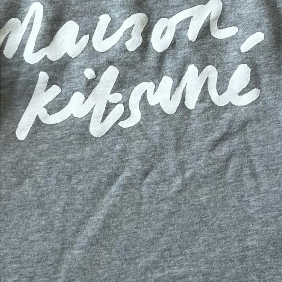 Maison Kitsune Sweatshirt Light Gray Size M - Picture 6 of 14